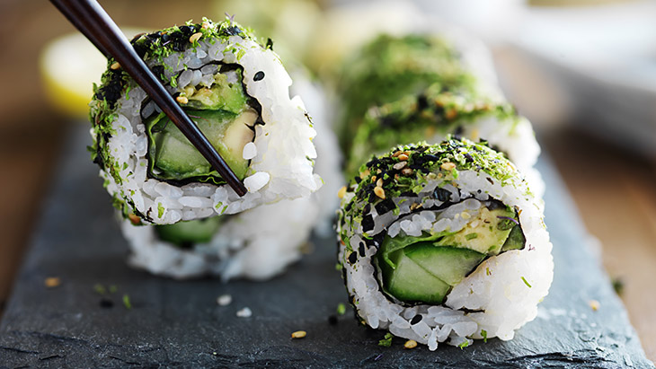 sushi roll casero