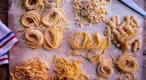 pasta recién hecha